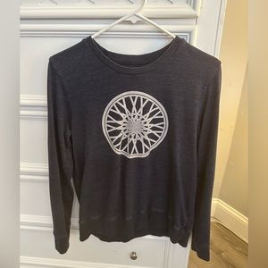 SoulCycle Women's Long Sleeve Tee - Size M Navy Blue